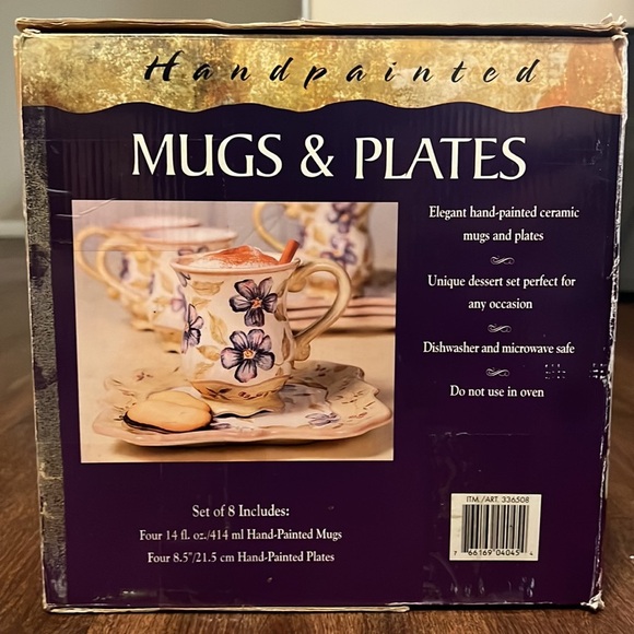 Capriware Handpainted Mug & Plates 8 piece set - Picture 8 of 12